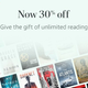 1-Year Kindle Unlimited | $84 | Amazon